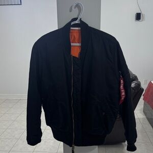 Alpha Industries Black Bomber Jacket